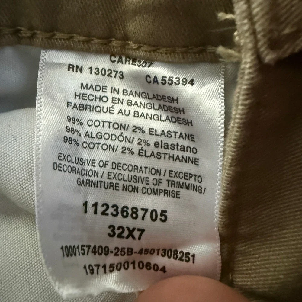Wrangler Regular Fit Khaki Shorts